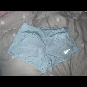 Blue nike shorts